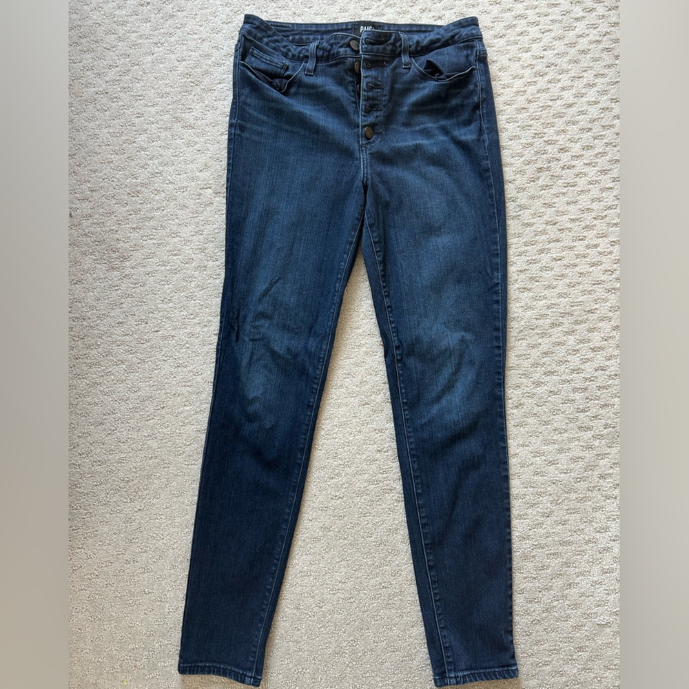 Skinny dark blue Paige jeans